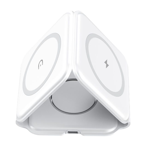 [4262454771356] Alkaya MagSafe Wireless Charging Station 15W 3-In-1 Flex Fold - White