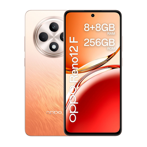 [6932169350167] Oppo Reno12 F 4G Dual Sim 8GB RAM 256GB - Amber Orange
