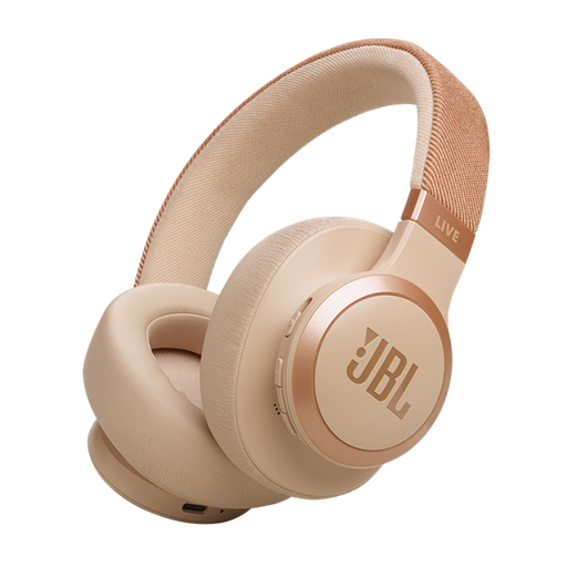 [1200130005183] JBL Live 770NC Over Ear Bluetooth Headset - Sand