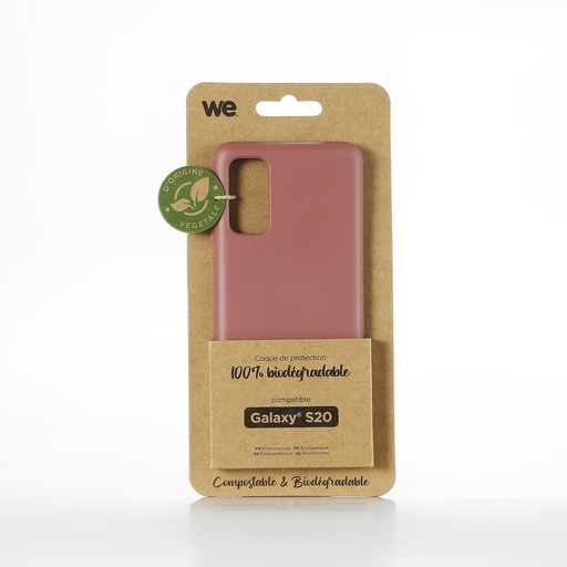 [WECOQBIOSAMS20F] ***WE Coque de protection BIODEGRADABLE SAMSUNG S20 Fushia