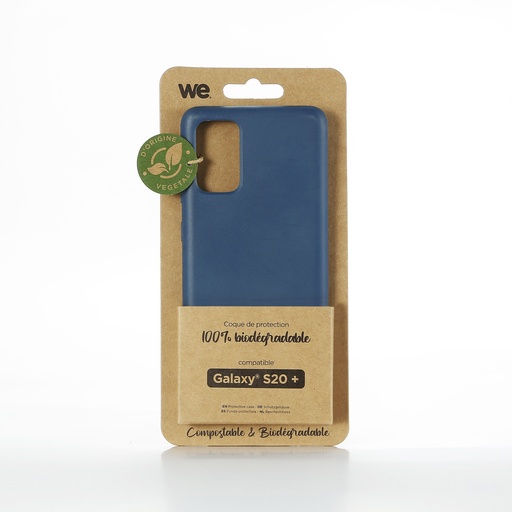 [WECOQBIOSAMS20+B] ***WE Coque de protection BIODEGRADABLE SAMSUNG S20+ Bleu