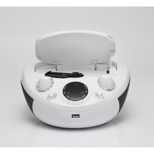 [WERADCDUSB2BL] Lecteur - Radio CD -USB FM 88-108mhz, Lecteur CD/CD-R/CD-RW Lecteur USB , RMS 2*
