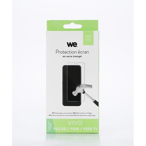 [WE009VIVOY52] ***WE Verre trempé VIVO Y52 5G / Y52S / Y52S T1