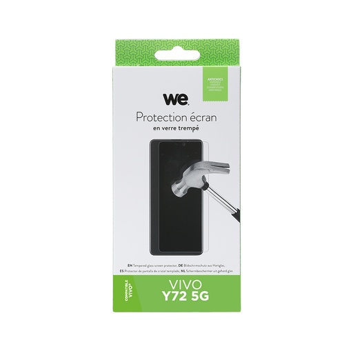 [WE009VIVOY72] ***WE Verre trempé VIVO Y72 5G