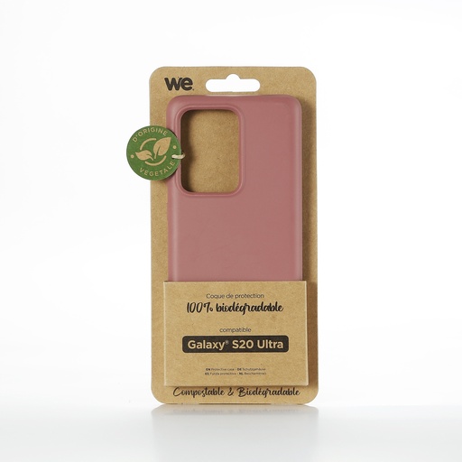 [WECOQBIOSAMS20ULTRAF] ***WE Coque de protection BIODEGRADABLE SAMSUNG S20 ULTRA Fushia