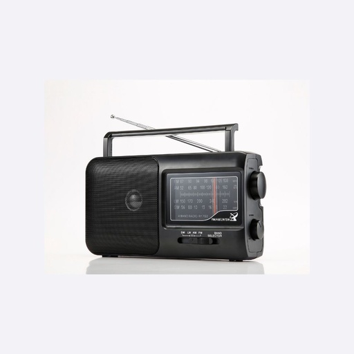 [WERADGONR] Radio grandes ondes AM/FM  Prise casque jack 3.5mm, poignée de transport intégré