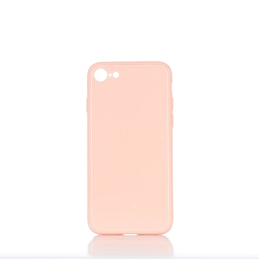 [WECOQGLASSIPH78SERP] ***WE Coque de protection GLASS APPLE IPHONE 7/8/SE 2020 Rose poudré