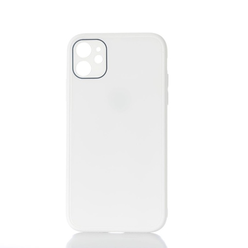 [WECOQGLASSIPHONE11B] ***WE Coque de protection GLASS APPLE IPHONE 11 Blanc