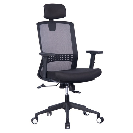 [WEEFAUTTS] Chaise de bureau pivotante WE dossier en maille respirable accoudoirs, support l