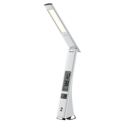 [WEREVLAMPEBL] Lampe de bureau LED rechargeable WE Réveil avec fonction SNOOZE lumiosité réglab