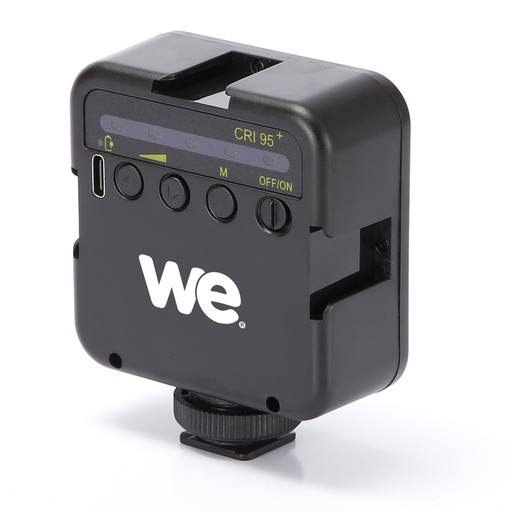 [WEVLUMCAM] Lampe LED Vlogging rechargeable puissance 6W, luminosité reglable batterie 2200m