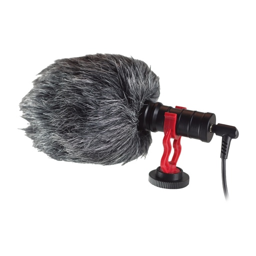 [WEVMICROMOU] Microphone moumoute WE Vlog bonnette anti-vent compt tel, tablette, pc, caméra f