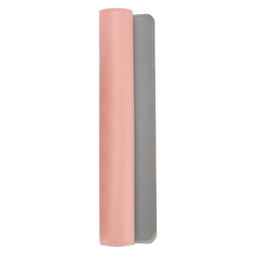 [WETAPISXLRG] Tapis de souris XXL en PU réversible, rose et gris.