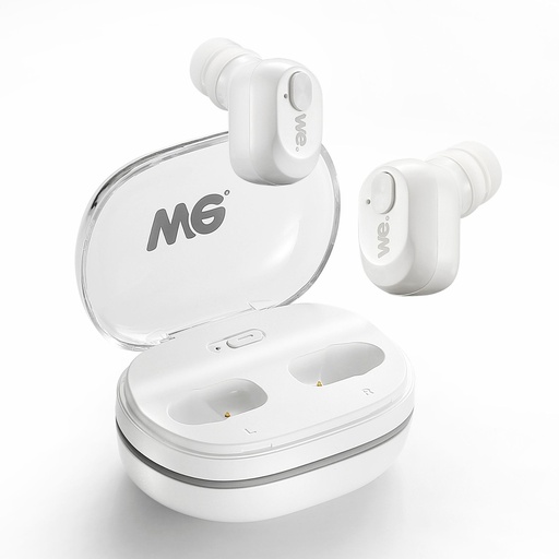 [WEINTRASANSFILBL] Ecouteurs sans fil - Earpod - Blanc HD bass sound - Bluetooth 5.0 Cable de charg