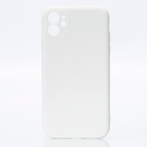 [WECOQSOLIPHONE11B] ***We Coque de protection SILICONE APPLE IPHONE 11 Blanc