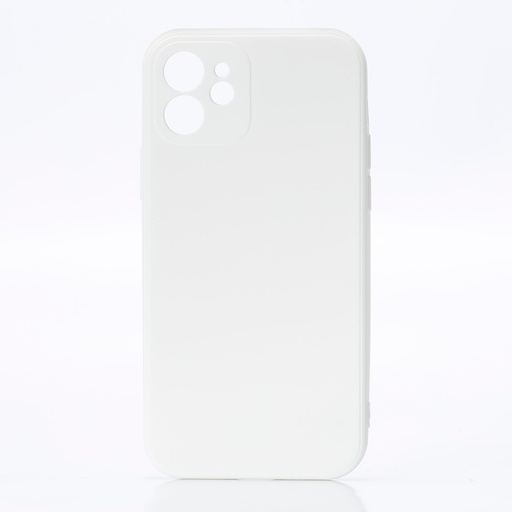 [WECOQSOLIPHONE12B] ***We Coque de protection SILICONE APPLE IPHONE 12 Blanc