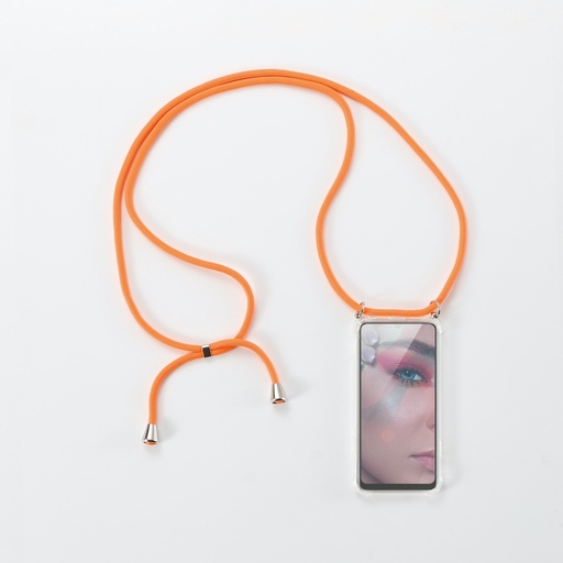 [WECOQTPUNECKO] ***We coque de protection AVEC TOUR DE COU APPLE IPHONE 6/7/8/SE 2020 Orange