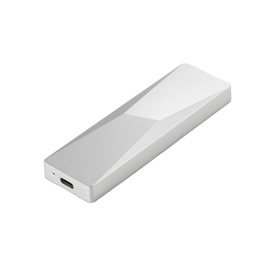 [WEBOITEXM2S8] Boitier externe WE pour SSD M2 interface SATA (SSD serie 8) tout en alu, connect