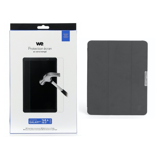 [WEBUNDLETABA10.5] Bundle Etui tablette Samsung Tab A 10,5 2018 + Verre trempé - Galaxy A 10,5.