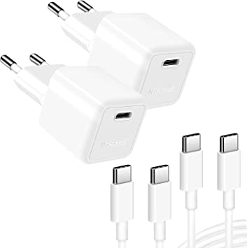 [WEALINDUCMAG] Bundle Chargeur secteur USB-C PD 20W + Chargeur à induction blanc - Compatible M