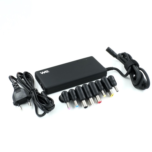 [WEALPC90W] Chargeur universel pour PC portable 90W format SLIM avec 8 fiches noir