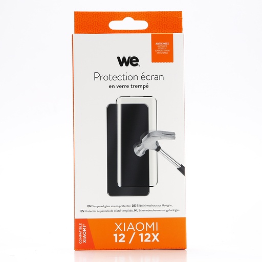 [WE009XIAOMI12] ***WE verre trempé XIAOMI 12 / 12X - Verre trempé 3D