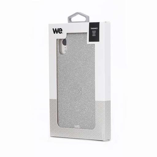 [WECOQPAII61A] ***We coque de protection PAILLETTES APPLE IPHONE XR Argent