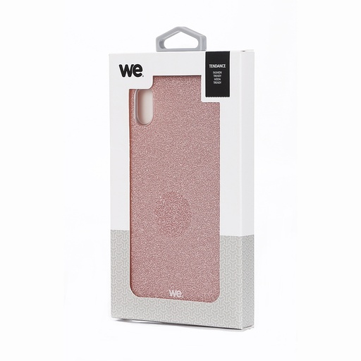 [WECOQPAII61RO] ***We coque de protection PAILLETTES APPLE IPHONE XR Rose