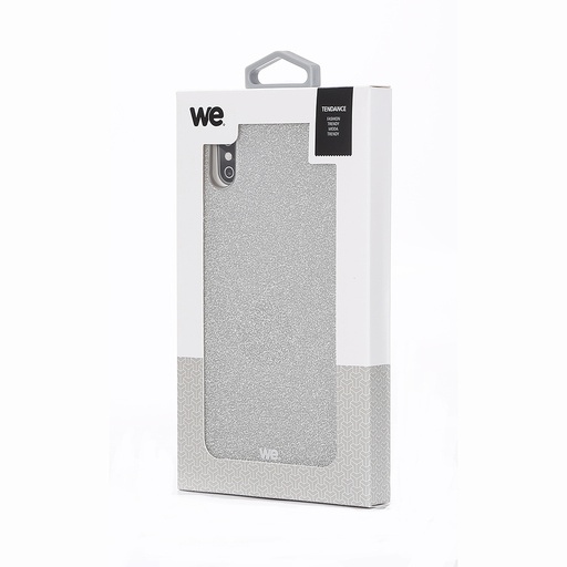 [WECOQPAII65A] ***We coque de protection PAILLETTES APPLE IPHONE XS MAX Argent
