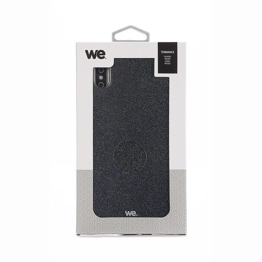[WECOQPAII65N] ***We coque de protection PAILLETTES APPLE IPHONE XS MAX Noir