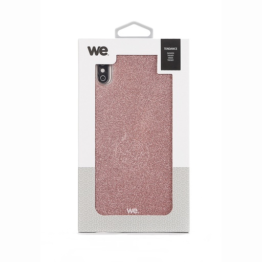 [WECOQPAII65RO] ***We coque de protection PAILLETTES APPLE IPHONE XS MAX Rose