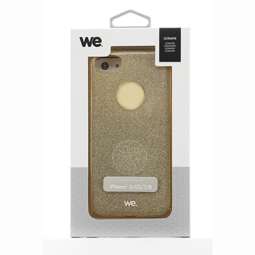 [WECOQPAII8OR] ***We coque de protection PAILLETTES APPLE IPHONE 6 / 6S / 7 / 8 / SE 2020 Or
