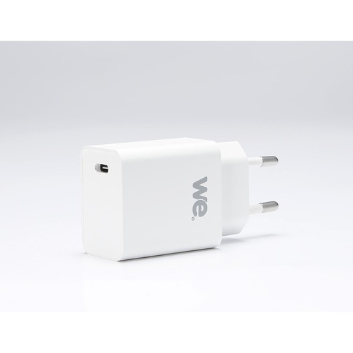 [WEAL1USBC100B2] Bundle chargeur USB-C + c ble Chargeur 1 port USB-C 18W, PD3.0 +1 C ble USBC/USB