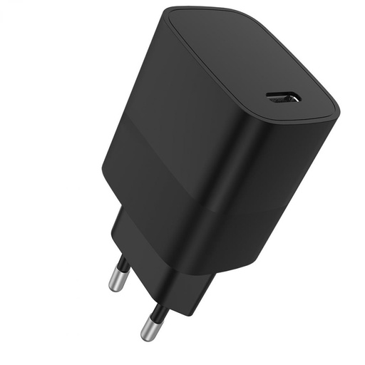 [WEAL1USBC3B] Chargeur secteur WE 1 Port USB-C : 5V/3A, 9V/2.22A, 12V/1.67A, 20W, Power Delive