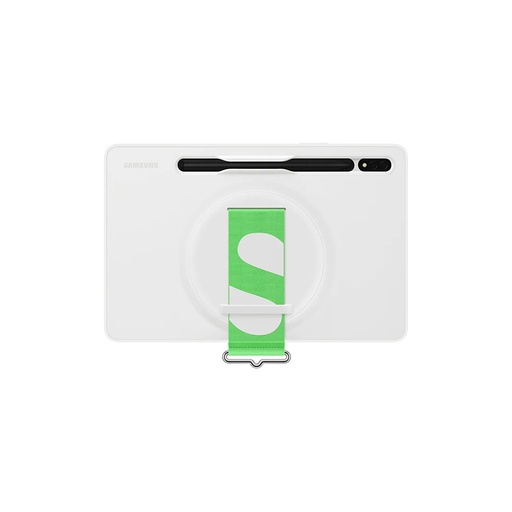 [EF-GX700CWEGWW] Strap Cover Tab S8 Coloris Blanc Coque arrière avec lanière pour meilleure prise