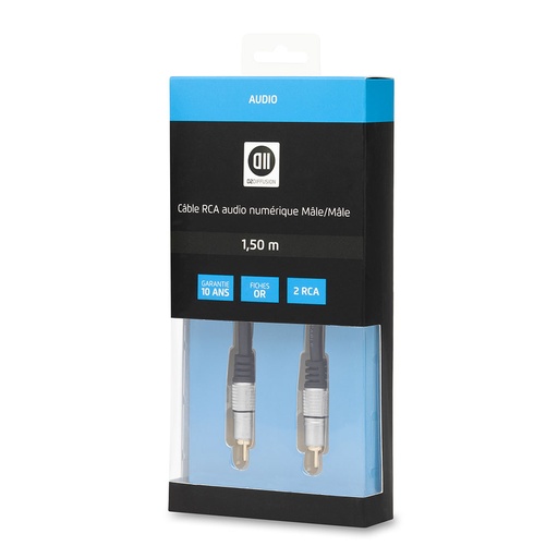 [D2RCANUM150] C ble RCA numérique 1.5M