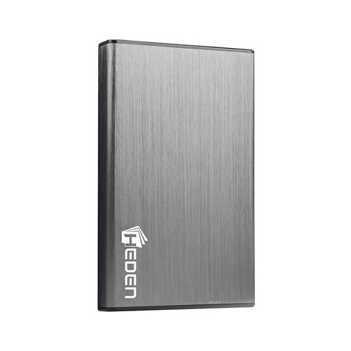 [0-BEM25MUA2C9] Boitier externe USB3.0 pour DD 2.5'' aluminium brossé silver HEDEN