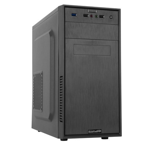 [0-BM1082CA00] Boitier MicroATX MIP BLACK DANDY avec alim 480w, 2 usb2/1 usb3, noir mat