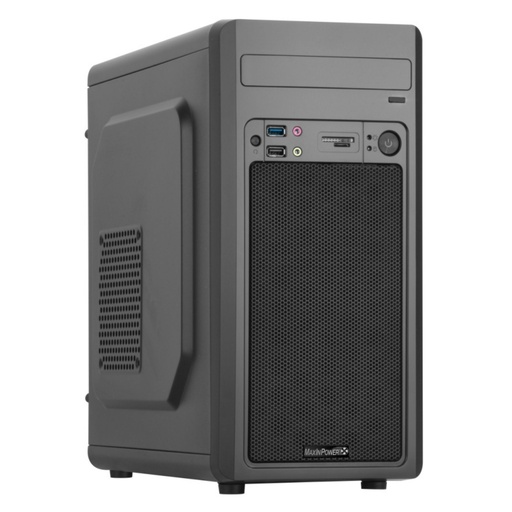 [0-BM1084CAL0] Boitier MicroATX MIP BLACK AERO+alim.480W, 1usb2/1usb3 +lecteur carte,noir