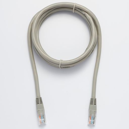 [D2RJ45D200] C ble RJ45 droile m le 2m blindage U/UTP - CAT 6 - coloris gris