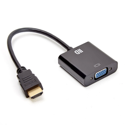 [D2ADPVGAFHDMIM] Adaptateur VGA femelle / HDMI m le connecteur VGA nikel connecteur HDMI or 0.15m