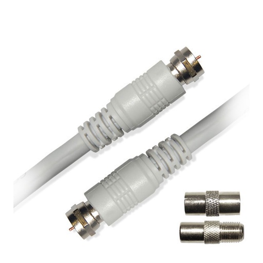 [D2SAT500] C ble SAT 5m +2 adaptateurs