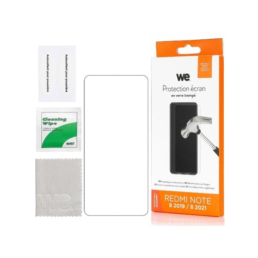 [WE009REDMINOTE8] ***WE Verre trempé XIAOMI REDMI NOTE 8 2019 / 8 2021