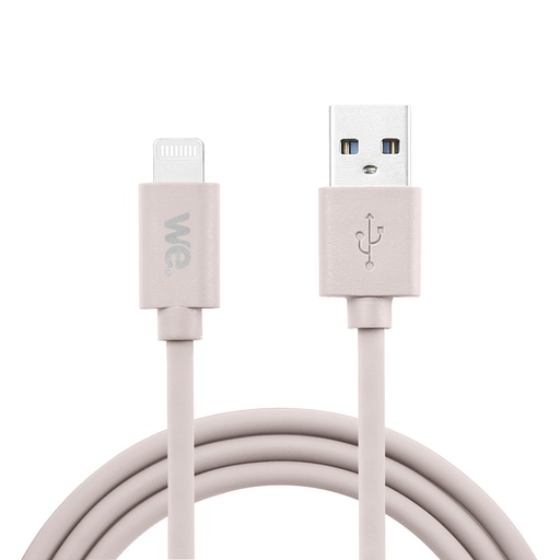 [WEUSBLIGHTSIL100RO] C ble USB/Lightning en silicone - 1m - rose