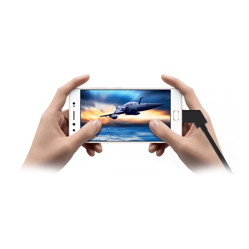 [WEUSBMICROCOUD2N] C ble USB/Micro USB pivotant possibilité de mettre droit ou coudé des 2 c tés -