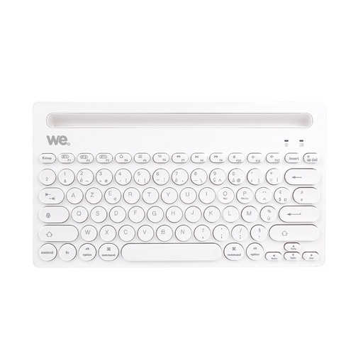 [WECLASFILBTSUPBL] ***WE Clavier Bluetooth universel avec fonction support pour tablette/smartphone