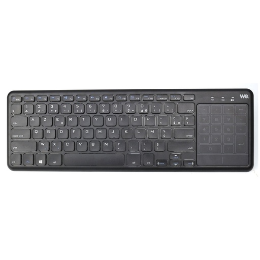 [WECLASFILTV] Clavier sans fil pavé tactile intég connx 2.4GHz avec recepteur pavé tactile/num