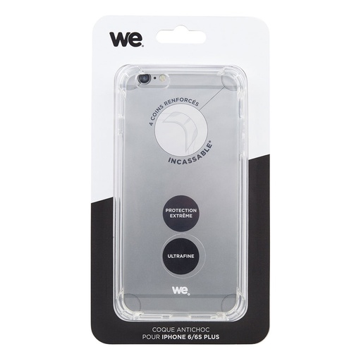 [WE COQANTCHOCI6+] ***We coque de protection ANTI-CHOCS APPLE IPHONE 6+ / 6S+ Transparent