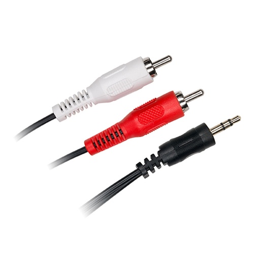 [D2JKRCA300] C ble Jack 3,5mm m le/2RCA m le 3m