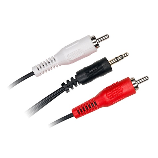 [D2JKRCA500] C ble Jack 3,5mm m le/2RCA m le 5m